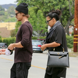 05-16 - Naya and Ryan leaving a friends house in Los Feliz